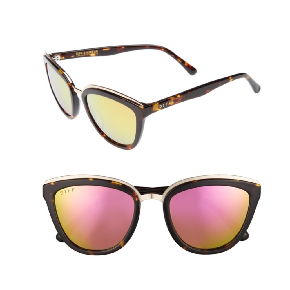 DIFF Eyewear - Rose Polarized Sunglasses